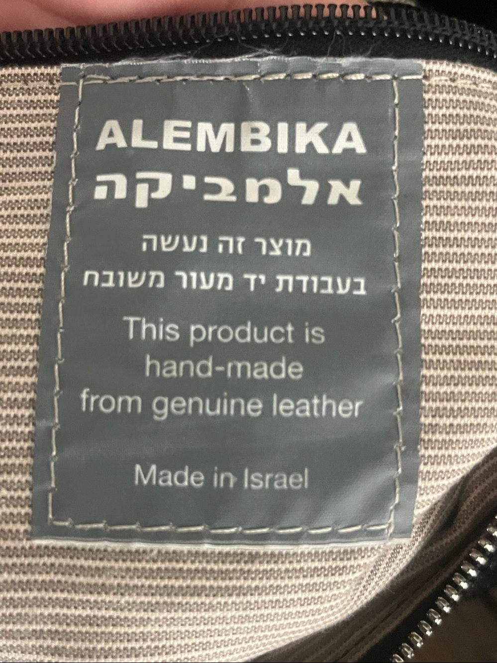 ALEMBIKA On The Go Leather Shimmer Sling Crossbody Bag - Picture 15 of 16